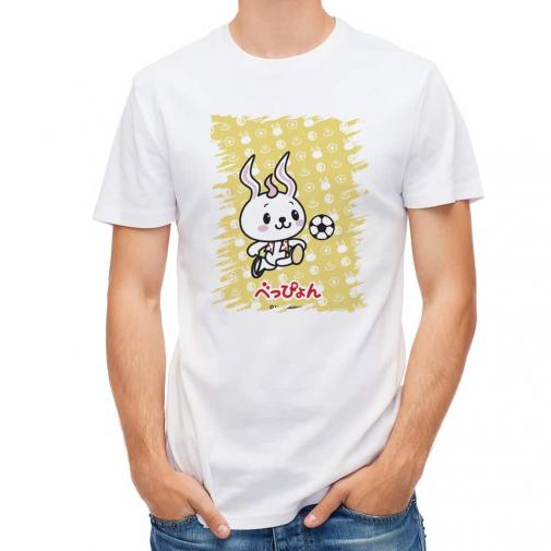 【Tシャツ】大分学スマホケース　べっぴょん　サッカーでシュート!