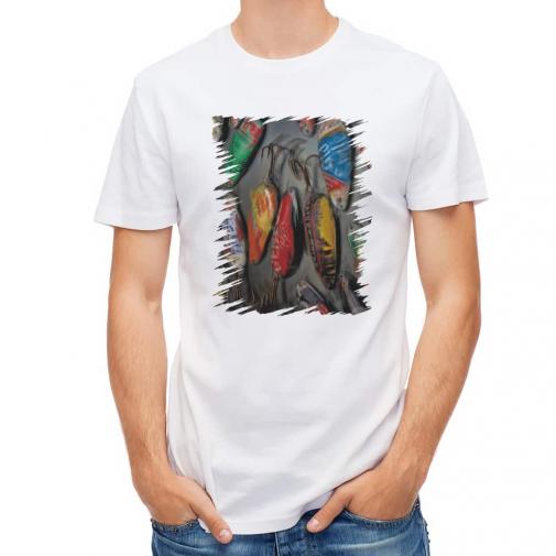 【Tシャツ】スプーン　オイルペイント