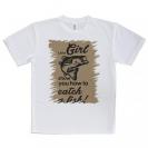 【Tシャツ】釣りガールがどうやって釣るか見せてあげるわ