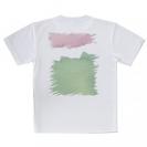 【Tシャツ】水彩ピンク&グリーン