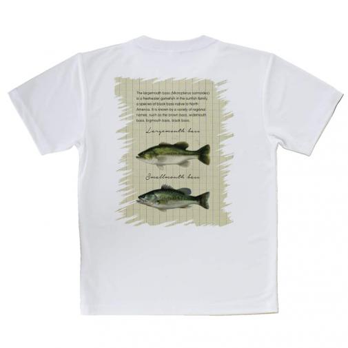 【Tシャツ】オオクチバス(ラージマウスバス)とコクチバス(スモールマウスバス)