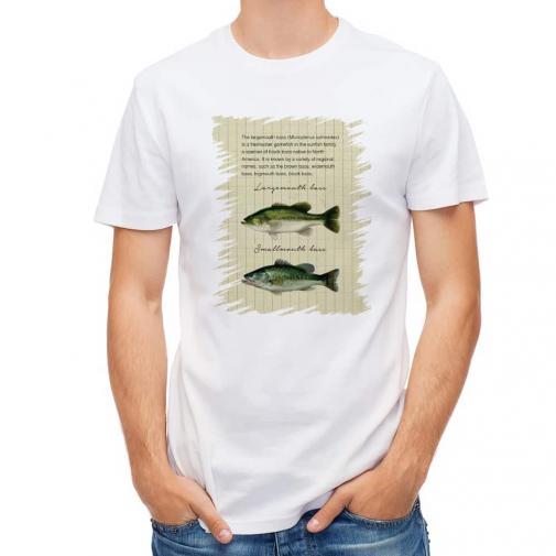 【Tシャツ】オオクチバス(ラージマウスバス)とコクチバス(スモールマウスバス)