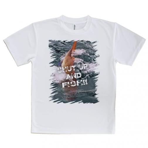 【Tシャツ】魚が掛かったので黙ってて!