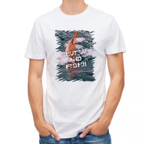 【Tシャツ】魚が掛かったので黙ってて!