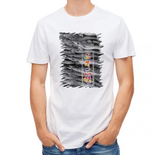 【Tシャツ】エギ三昧　白黒