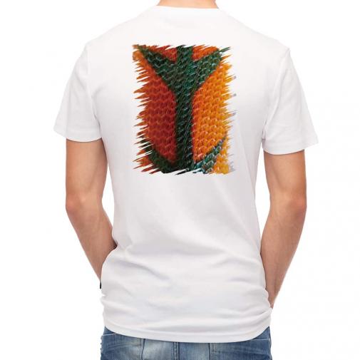 【Tシャツ】エギ柄　タイガーオレンジ