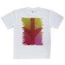 【Tシャツ】エギ柄　タイガーイエロー&ピンク