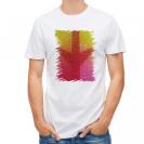 【Tシャツ】エギ柄　タイガーイエロー&ピンク