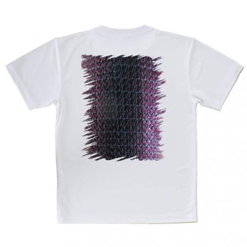 【Tシャツ】エギ柄　パープルラメ