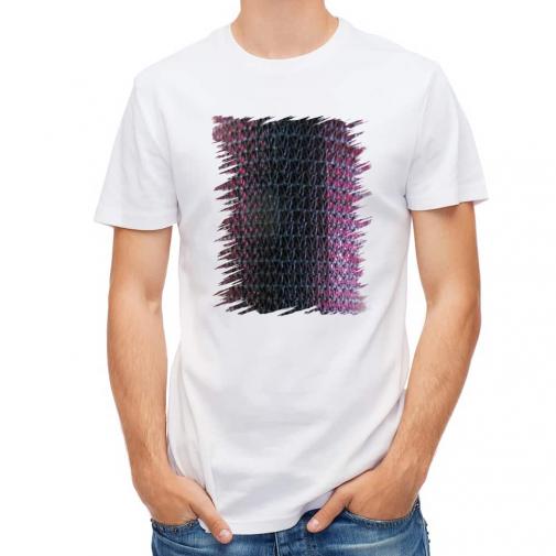 【Tシャツ】エギ柄　パープルラメ