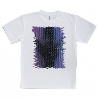 【Tシャツ】エギ柄　タイガーブルー