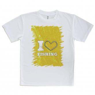 【Tシャツ】I love Fishing Yellow