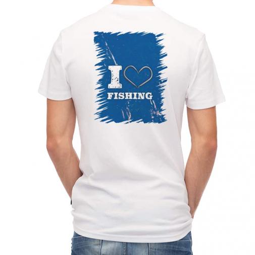 【Tシャツ】I love Fishing Blue