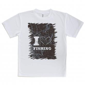 【Tシャツ】I love Fishing　Brown
