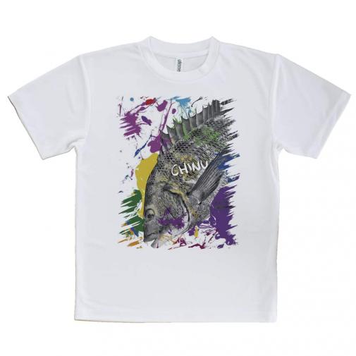 【Tシャツ】チヌ(クロダイ)　ペンキペイント