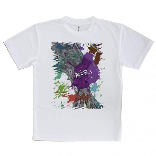 【Tシャツ】アオリイカ　ペンキペイント