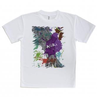 【Tシャツ】アオリイカ　ペンキペイント