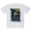 【Tシャツ】バスフィッシング　ローライダーフォント　ブルー