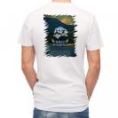 【Tシャツ】バスフィッシング　ローライダーフォント　ブルー