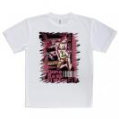 【Tシャツ】Gone Bass Fishing ローライダーポスター風　ライトレッド