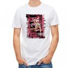 【Tシャツ】Gone Bass Fishing ローライダーポスター風　ライトレッド