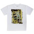 【Tシャツ】Gone Bass Fishing ローライダーポスター風　イエロー