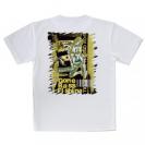 【Tシャツ】Gone Bass Fishing ローライダーポスター風　イエロー