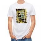 【Tシャツ】Gone Bass Fishing ローライダーポスター風　イエロー