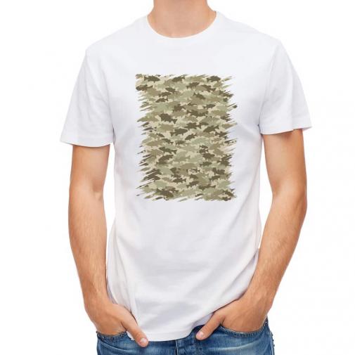 【Tシャツ】ブラックバス　迷彩柄　ベージュカラー