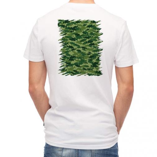 【Tシャツ】ブラックバス　迷彩柄　フォレストグリーン