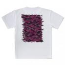 【Tシャツ】ブラックバス　迷彩柄　レッドカラー