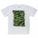 【Tシャツ】ブラックバス　迷彩大柄　フォレストグリーン