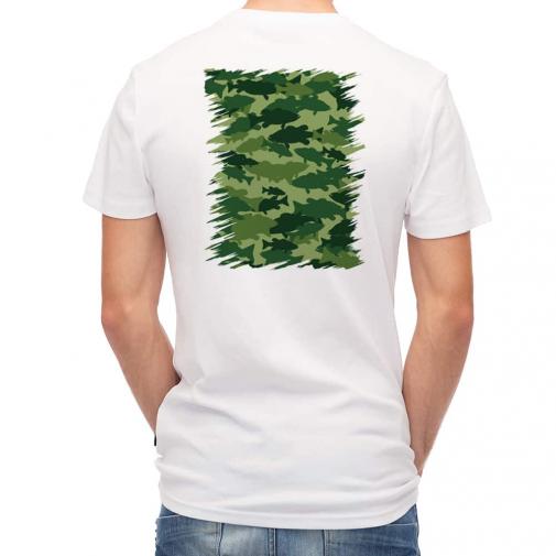 【Tシャツ】ブラックバス　迷彩大柄　フォレストグリーン