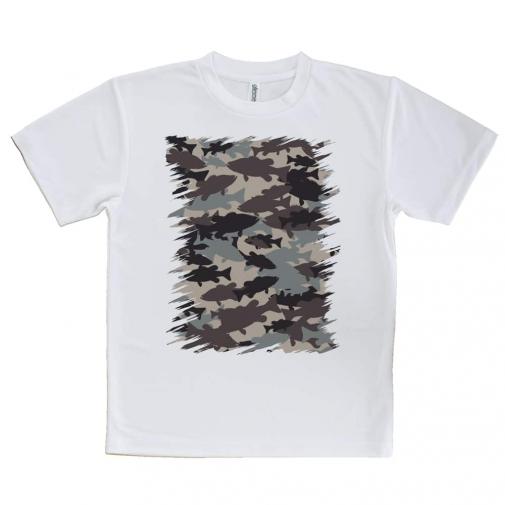 【Tシャツ】ブラックバス　迷彩大柄　アーミーカラー　パート2