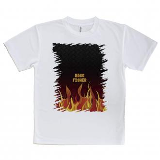 【Tシャツ】BASS FISHER　ファイヤーパターン