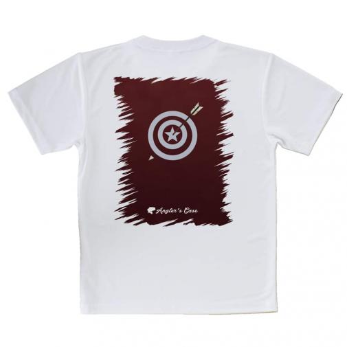 【Tシャツ】ダーツ　アングラーズケース　ロゴ入り　レッド