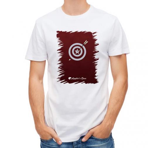 【Tシャツ】ダーツ　アングラーズケース　ロゴ入り　レッド