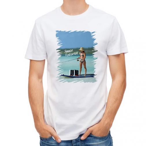 【Tシャツ】ビキニフィッシング　釣りガール