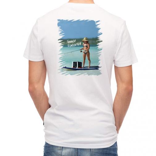 【Tシャツ】ビキニフィッシング　釣りガール