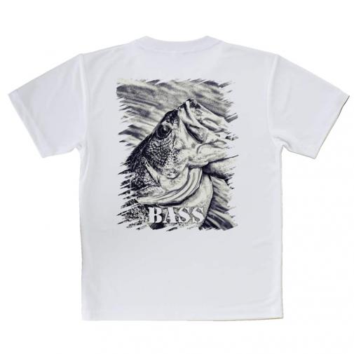 【Tシャツ】ブラックバス　ハンドランディング　モノトーン
