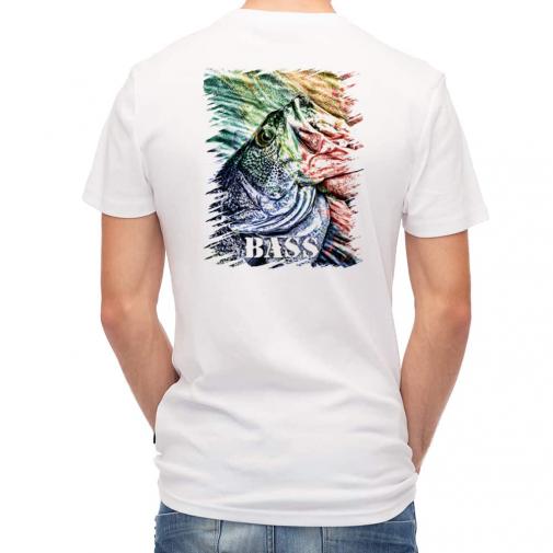 【Tシャツ】ブラックバス　ハンドランディング　カラフル