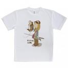 【Tシャツ】釣りガール　イラスト　ブラックバス