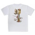 【Tシャツ】釣りガール　イラスト　ブラックバス
