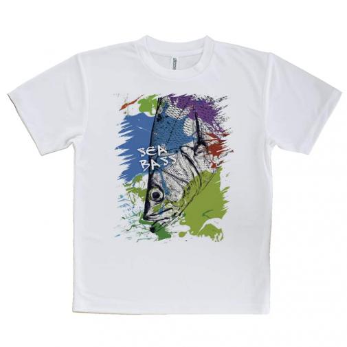 【Tシャツ】シーバス(ヒラスズキ) ペンキペイント