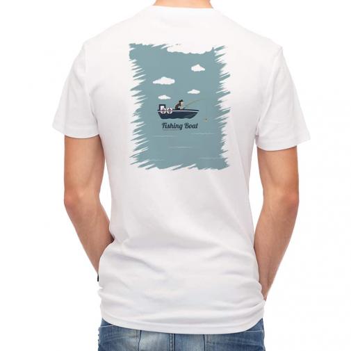 【Tシャツ】Fishing on the boat.