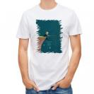 【Tシャツ】Businessman fishing Currency
