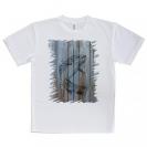 【Tシャツ】木に書かれたトラウトのイラスト