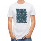 【Tシャツ】アメリカ先住民の漁具　シームレスデザイン