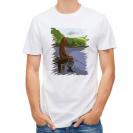 【Tシャツ】犬の釣り