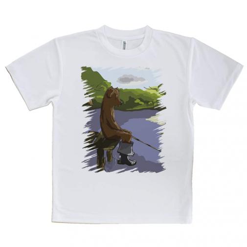 【Tシャツ】犬の釣り
